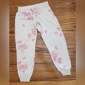 Floral sweat pants